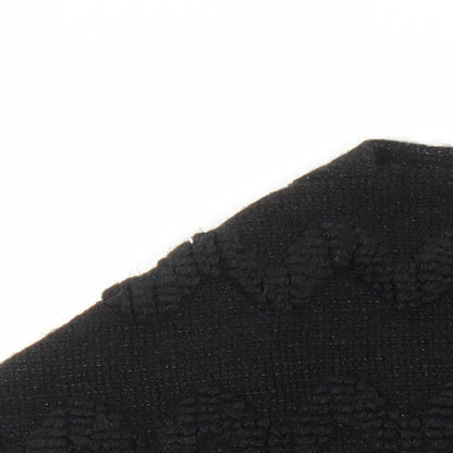 Womens UK Size L NEXT Black Cape Jumper