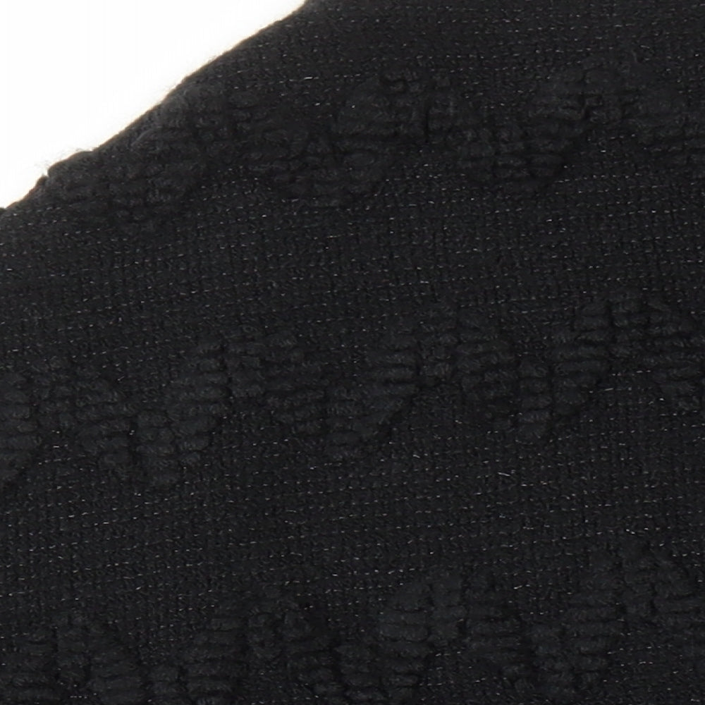 Womens UK Size L NEXT Black Cape Jumper