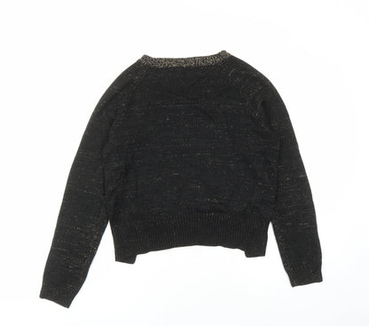 Womens UK Size S Divided by H&M Black Pullover Jumper