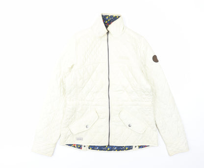 Womens UK Size 10 Regatta White Quilted Coat
