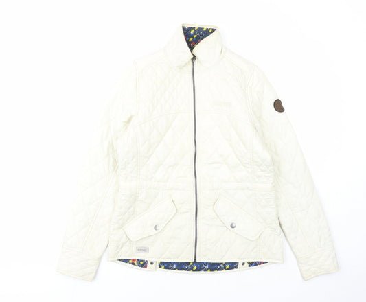 Womens UK Size 10 Regatta White Quilted Coat