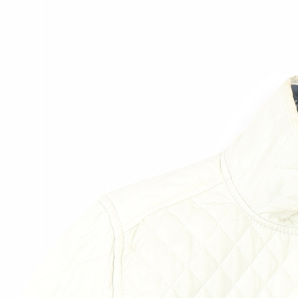 Womens UK Size 10 Regatta White Quilted Coat
