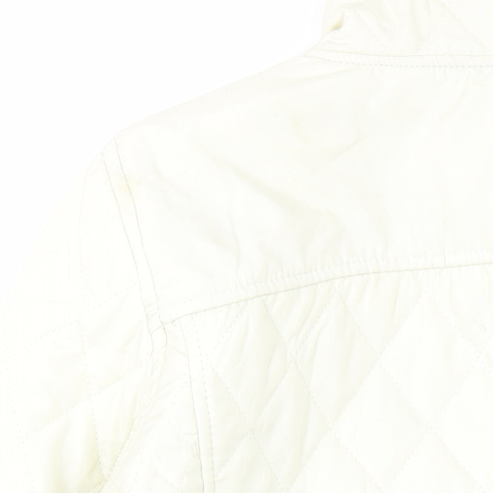 Womens UK Size 10 Regatta White Quilted Coat