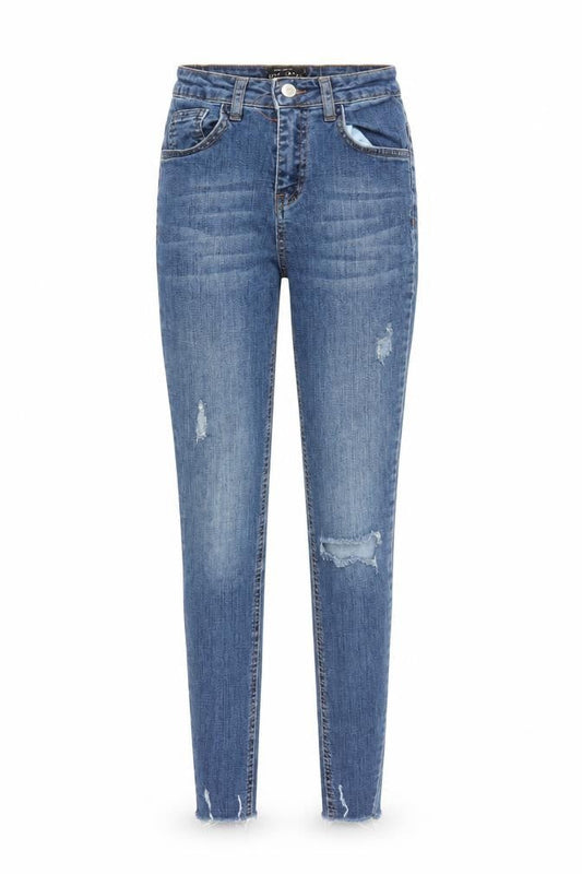 Womens UK Size 6 Select Regular Fit Skinny Blue Jeans