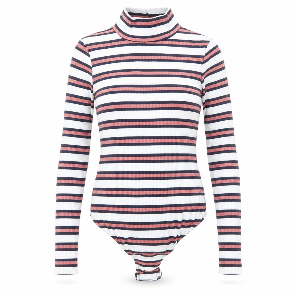 Womens UK Size 8 Missguided One-Piece Blue Bodysuit