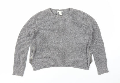 Womens UK Size M H&M Grey Pullover Jumper