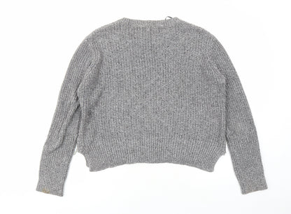 Womens UK Size M H&M Grey Pullover Jumper
