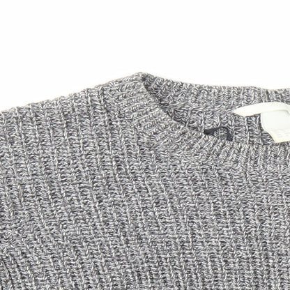 Womens UK Size M H&M Grey Pullover Jumper