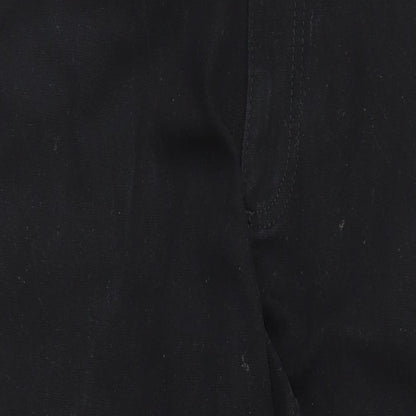 Denim & Co. Mens Black Cotton Straight Jeans Size 30 in L30 in Regular Zip - Pockets