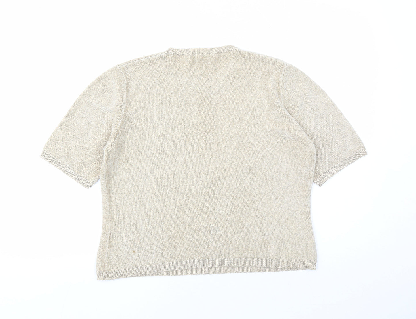 Womens UK Size 14 Marks and Spencer Brown Pullover Jumper