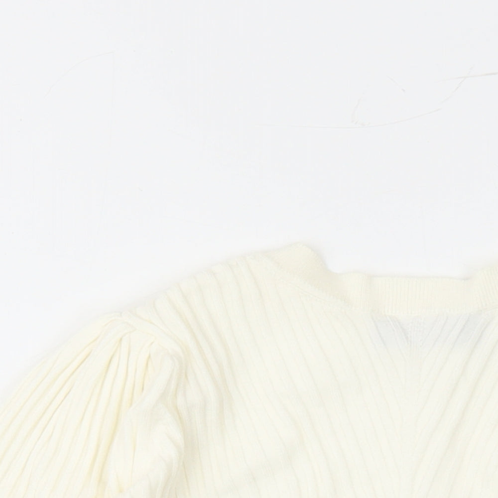 Womens UK Size 10 Marks and Spencer Ivory Pullover Jumper