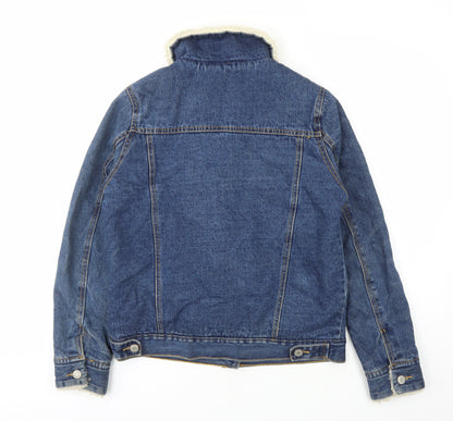 Womens UK Size 8 Denim & Co. Blue Jacket