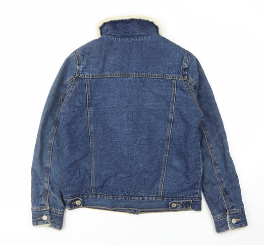 Womens UK Size 8 Denim & Co. Blue Jacket