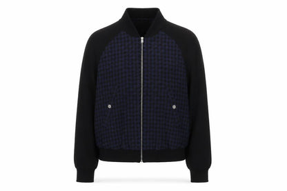Womens UK Size 6 H&M Black Bomber Jacket