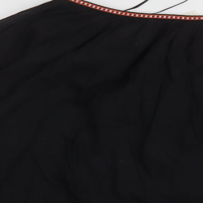 Womens UK Size 12 H&M Black Basic Blouse