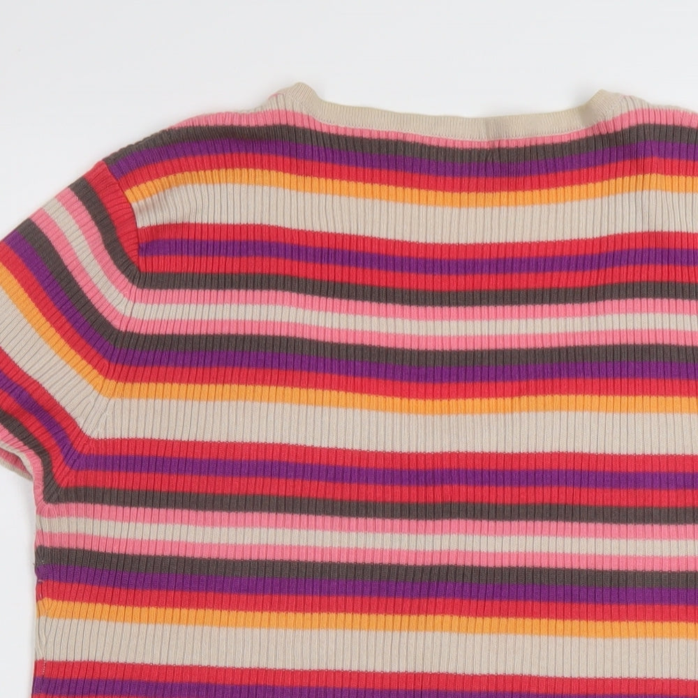 Womens UK Size 2XL M&Co Multicoloured Cardigan Jumper