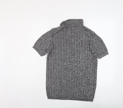 Womens UK Size M River Island Grey Pullover Jumper