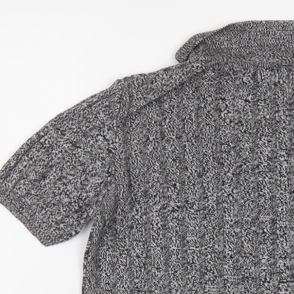Womens UK Size M River Island Grey Pullover Jumper