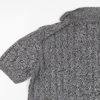 Womens UK Size M River Island Grey Pullover Jumper