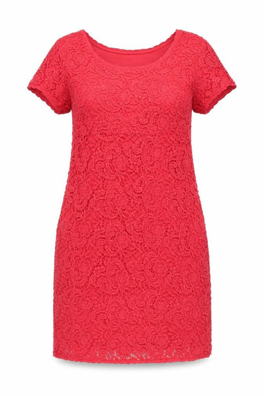 Pomodoro Womens Pink Cotton A-Line Size 18 Round Neck Pullover