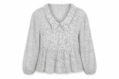 Womens UK Size 12 New Look White Basic Blouse