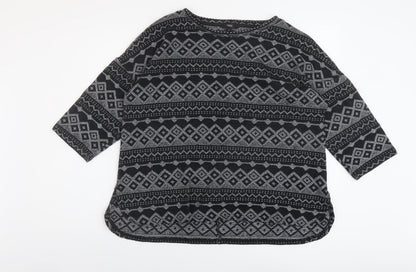 Womens UK Size 18 NEXT Black Basic Blouse