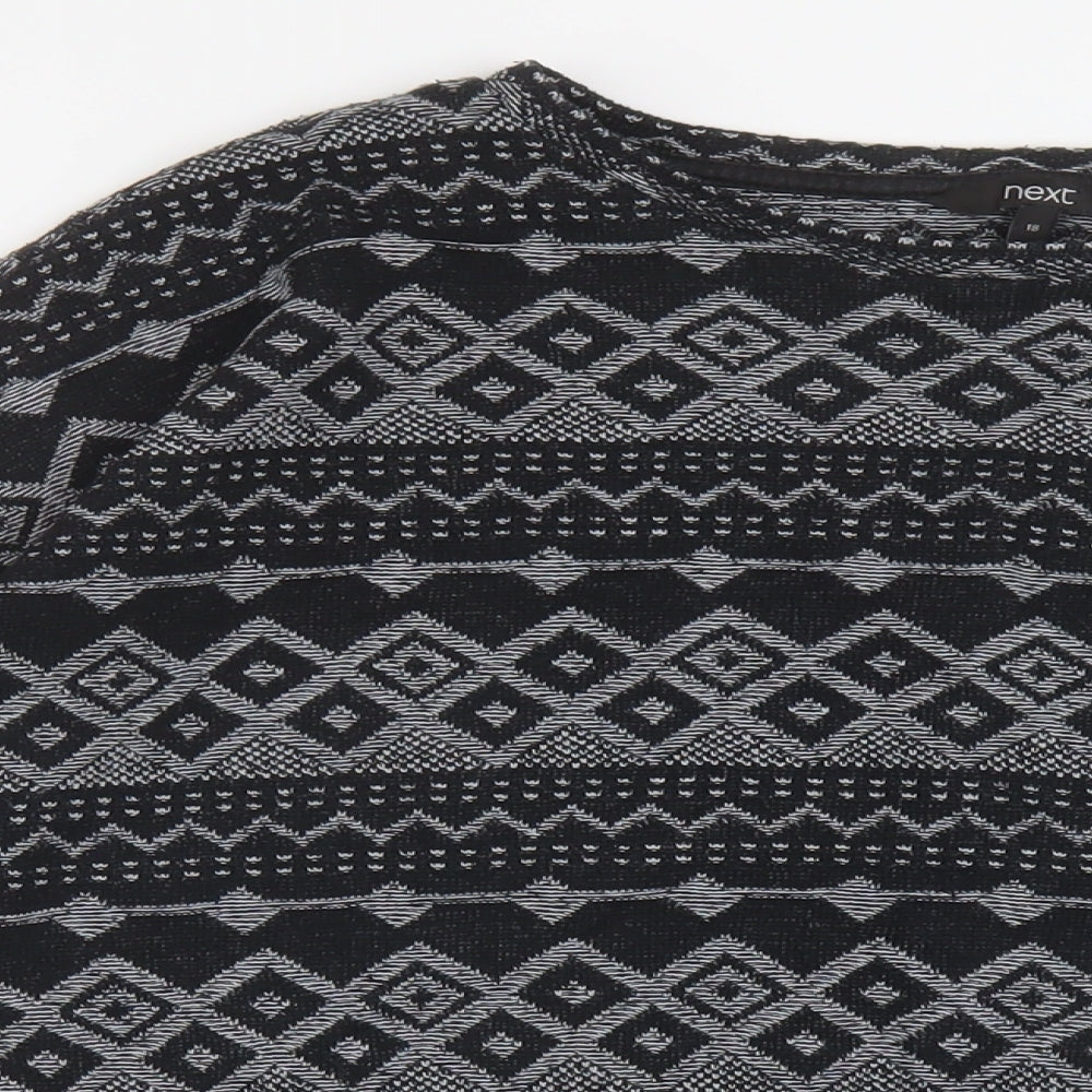 Womens UK Size 18 NEXT Black Basic Blouse