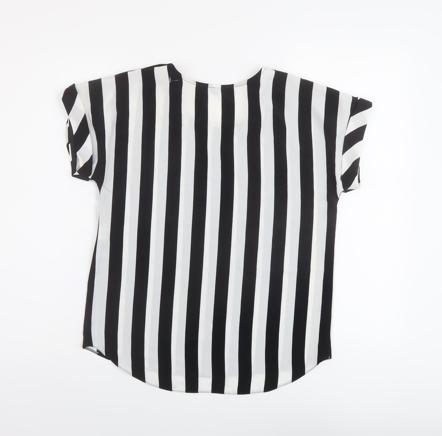 Womens UK Size 8 River Island Black Basic Blouse