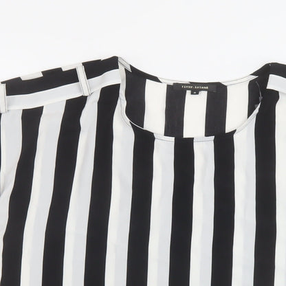 Womens UK Size 8 River Island Black Basic Blouse