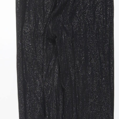 Marks and Spencer Womens Black Polyester Jegging Leggings Size 8 L25 in