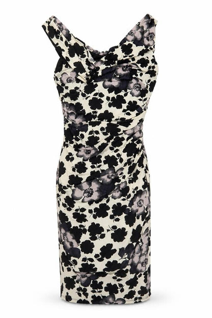 Phase Eight Womens Black Polyester Bodycon Size 12 Cowl Neck Pullover