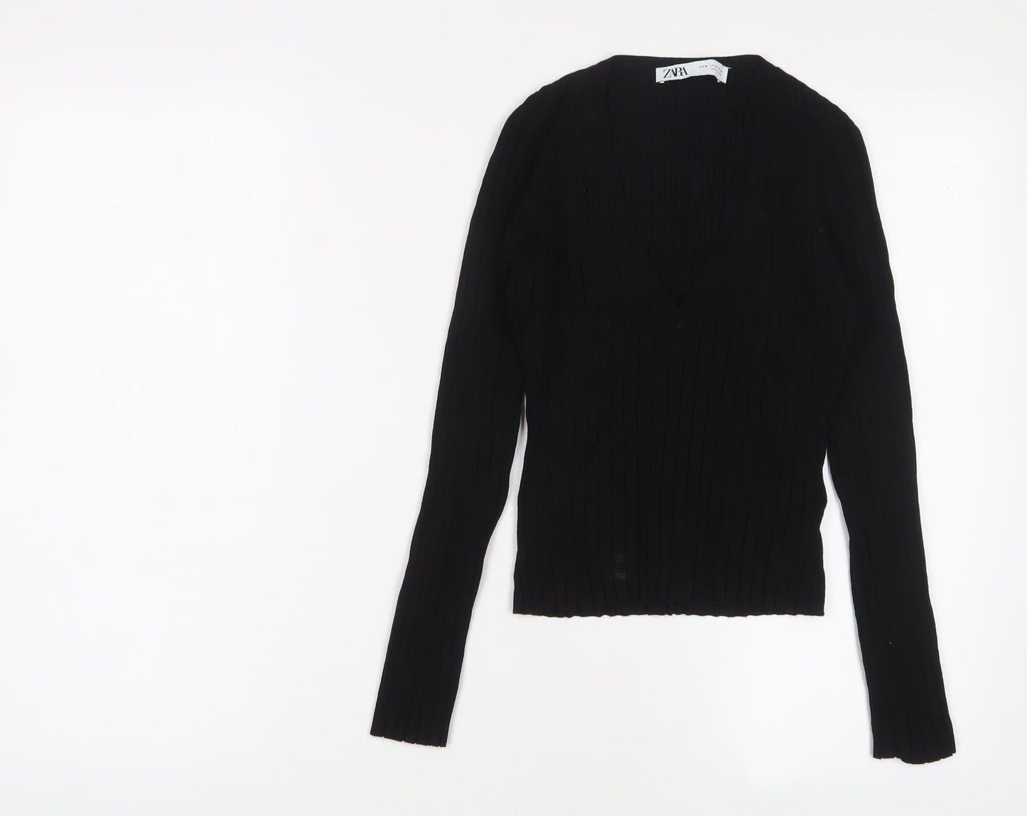 Womens UK Size M Marks and Spencer Black Pullover Jumper