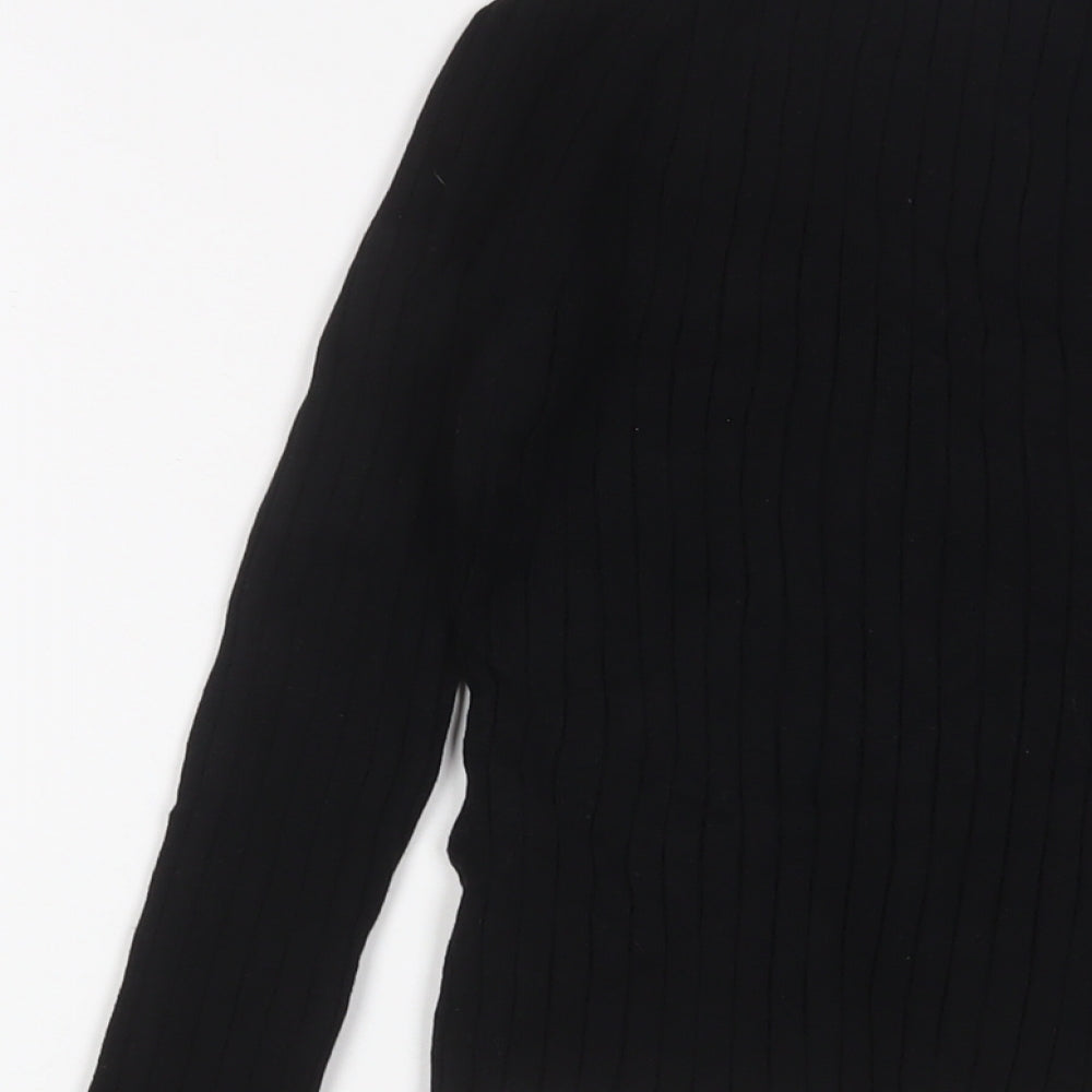 Womens UK Size M Marks and Spencer Black Pullover Jumper