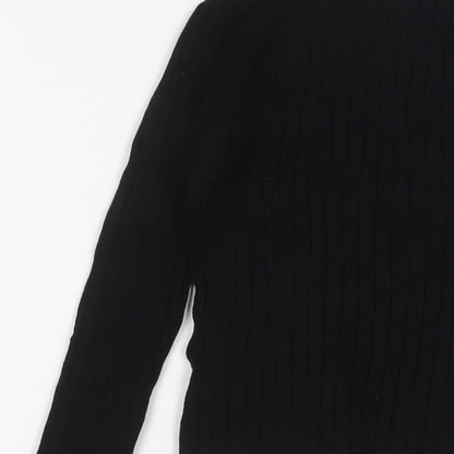 Womens UK Size M Marks and Spencer Black Pullover Jumper