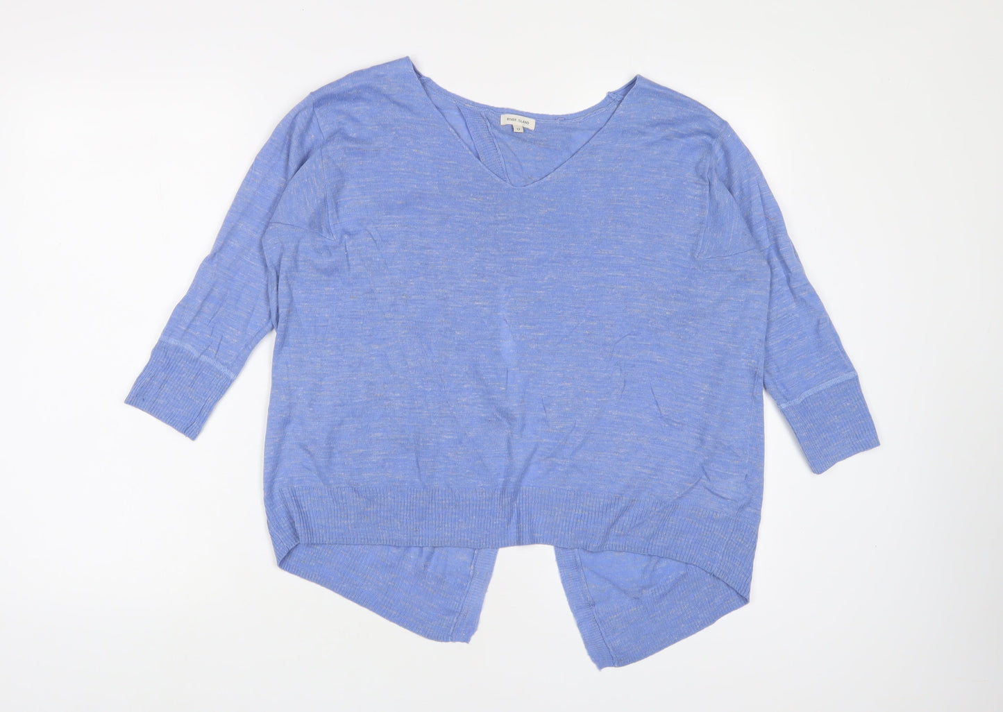 Womens UK Size 12 River Island Blue Pullover Jumper