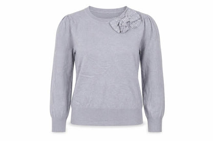 Womens UK Size S Oasis Grey Pullover Jumper