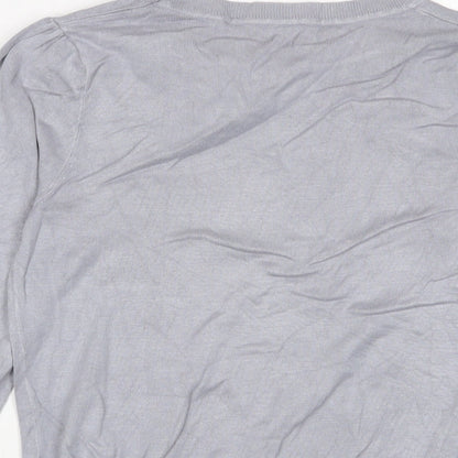 Womens UK Size S Oasis Grey Pullover Jumper