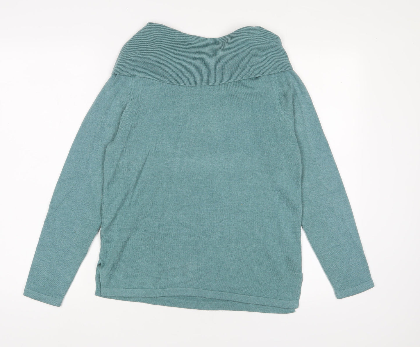 Womens UK Size 2 Marks and Spencer Blue Pullover Jumper