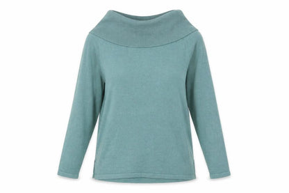 Womens UK Size 2 Marks and Spencer Blue Pullover Jumper
