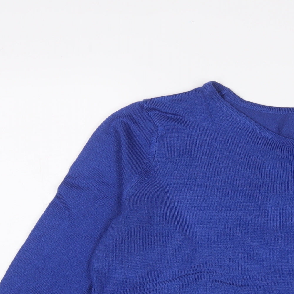 Womens UK Size 14 La Redoute Blue Pullover Jumper