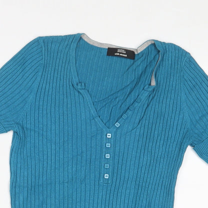 Womens UK Size 10 Marks and Spencer Black Pullover Jumper