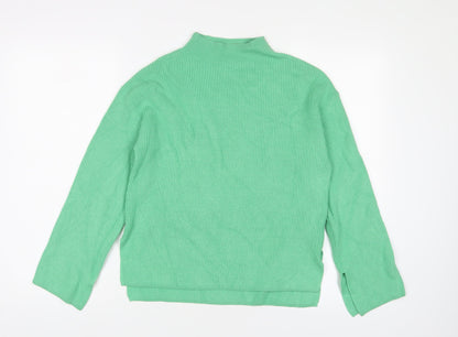 Womens UK Size XS Marks and Spencer Green Pullover Jumper