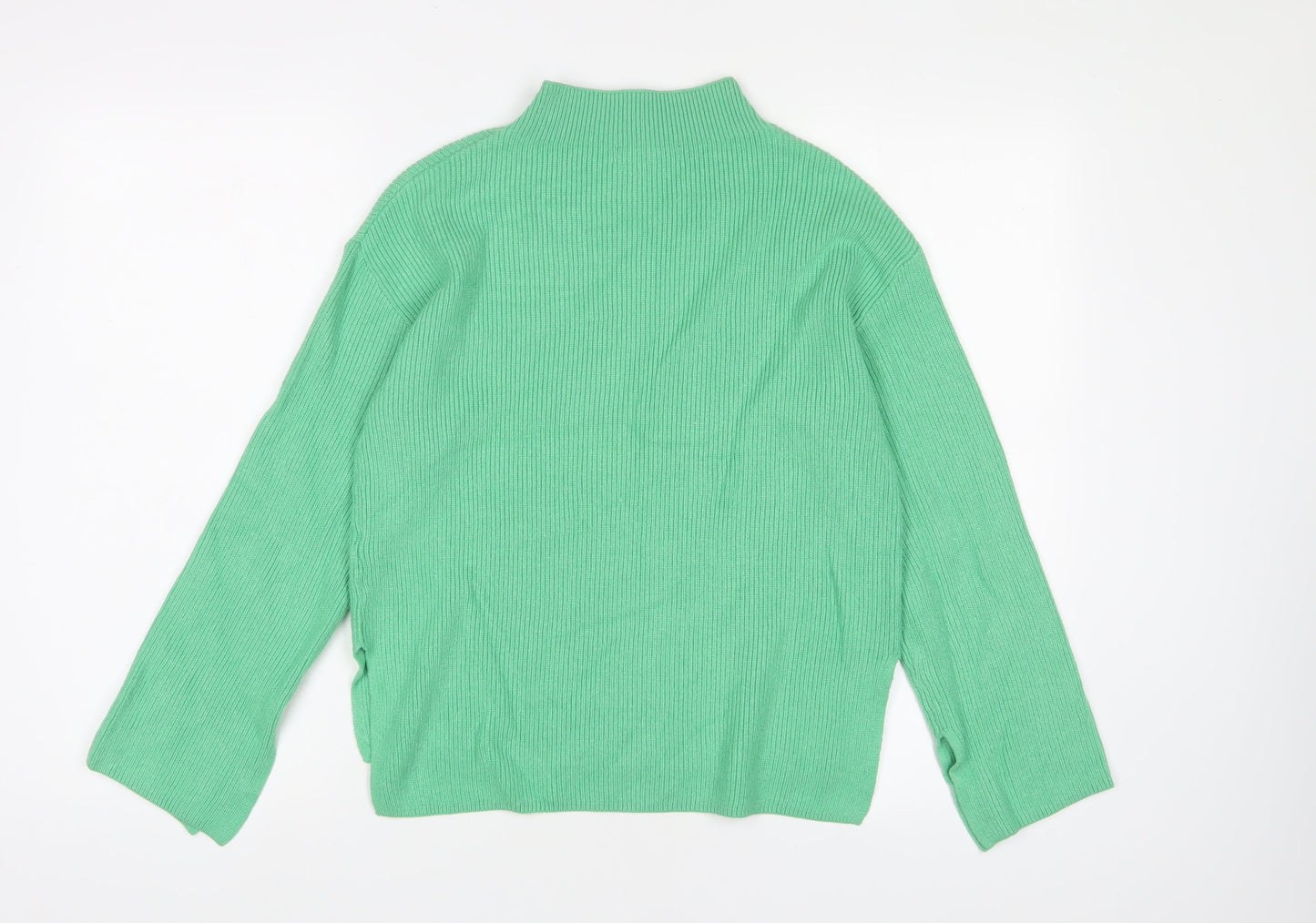 Womens UK Size XS Marks and Spencer Green Pullover Jumper