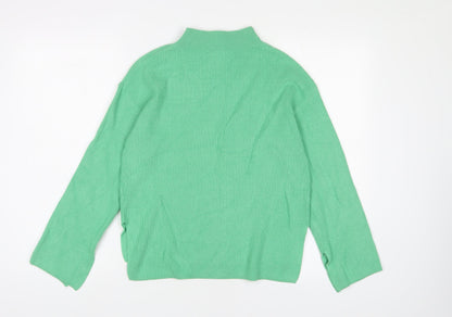 Womens UK Size XS Marks and Spencer Green Pullover Jumper