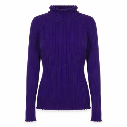 Womens UK Size S Abollria Purple Pullover Jumper