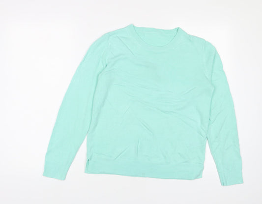 Womens UK Size 12 Marks and Spencer Blue Pullover Jumper