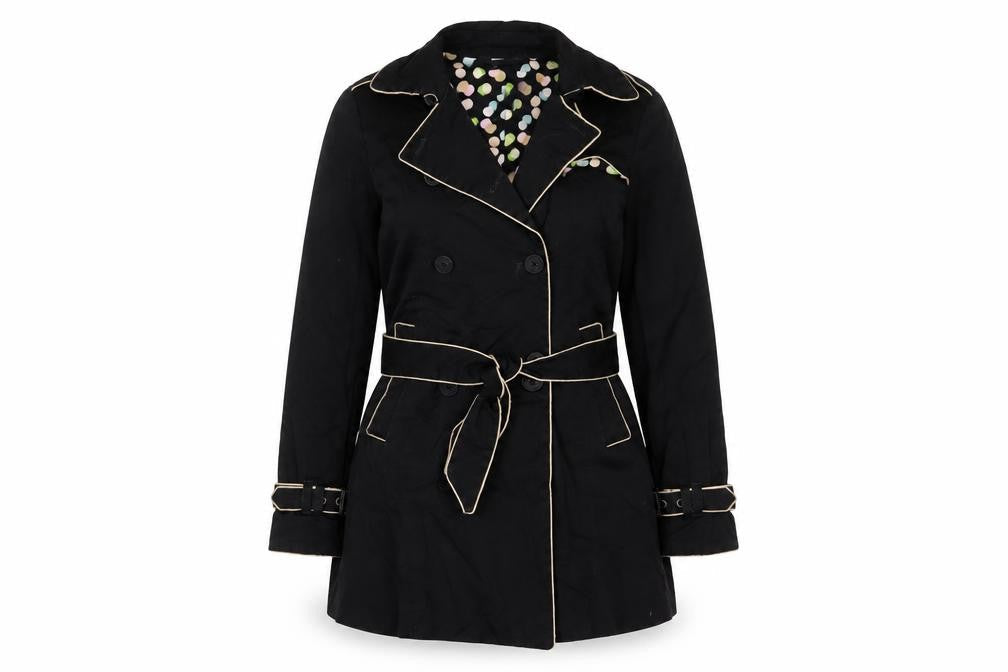 Womens UK Size S Gap Black Overcoat