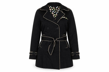 Womens UK Size S Gap Black Overcoat