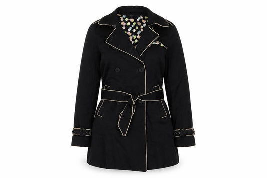 Womens UK Size S Gap Black Overcoat
