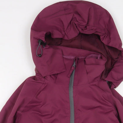 Hi Gear Womens Purple Jacket Coat Size 10 Zip - Zip Pockets